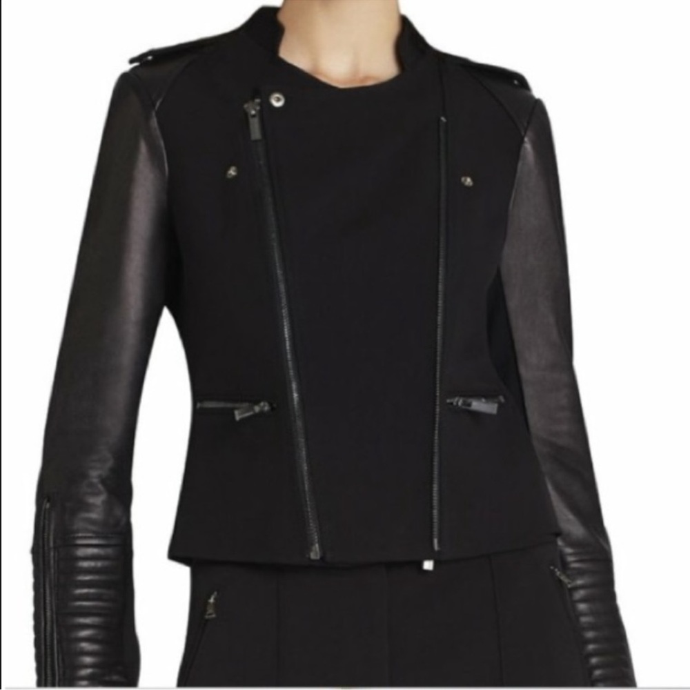 BCBG Black Moto Jacket